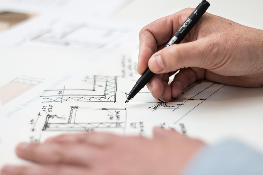 Designing a residential construction project